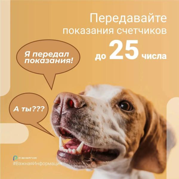 «Р-Энергия» напоминает рязанцам о необходимости передать показания счётчиков